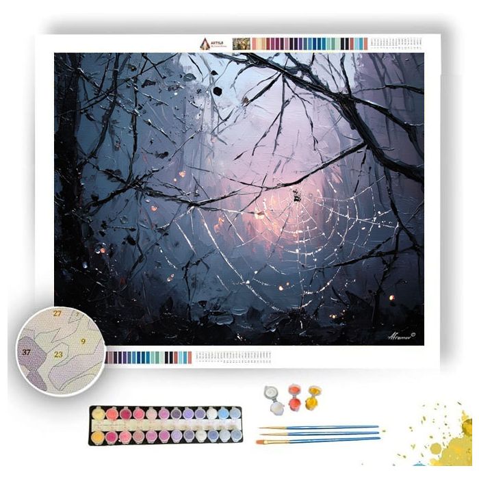 EMBER VIEW WOOD - Paint by Numbers Full Kit