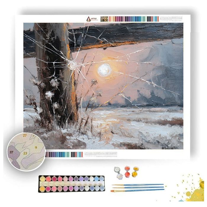 MOONLIT SAND MOMENT - Paint by Numbers Full Kit