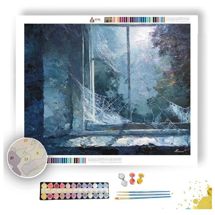 WINDOW STORM - Paint by Numbers Full Kit