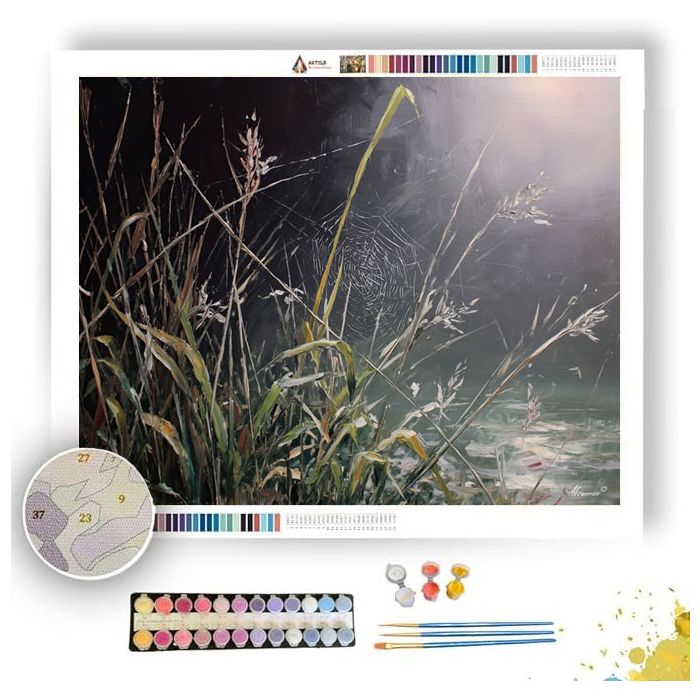 GRASS GLOW SILK - Paint by Numbers Full Kit