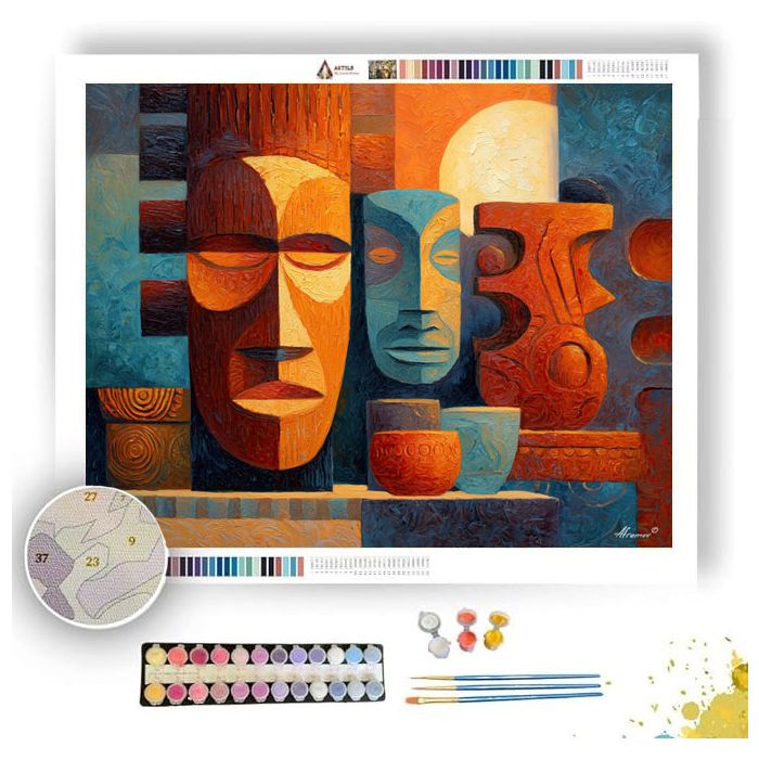 TOTEM VIGNETTE - Paint by Numbers Full Kit
