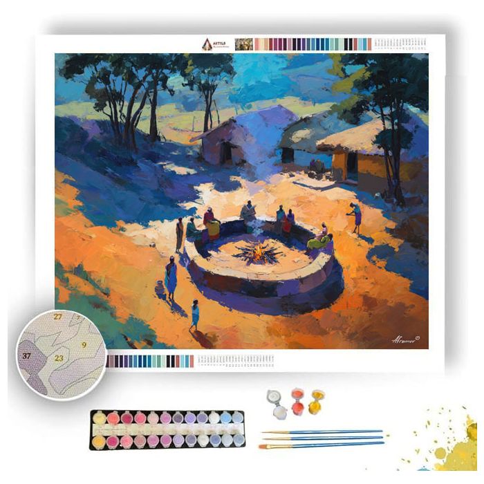 VILLAGE MOMENT - Paint by Numbers Full Kit