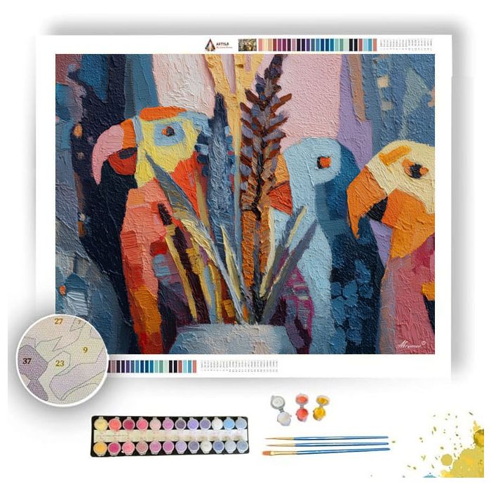 STAFF DETAIL - Paint by Numbers Full Kit