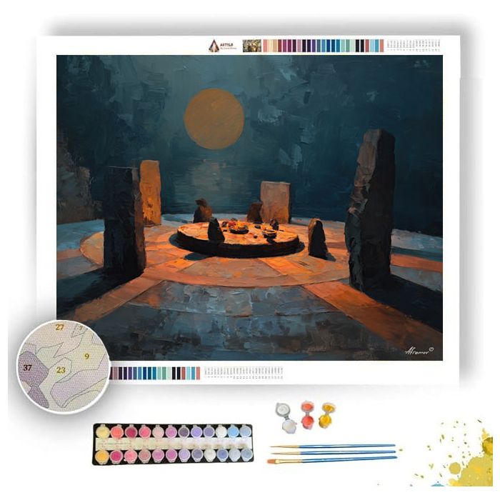 STONE RITUAL HUSH - Paint by Numbers Full Kit