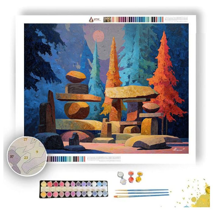 STONE CARVING - Paint by Numbers Full Kit
