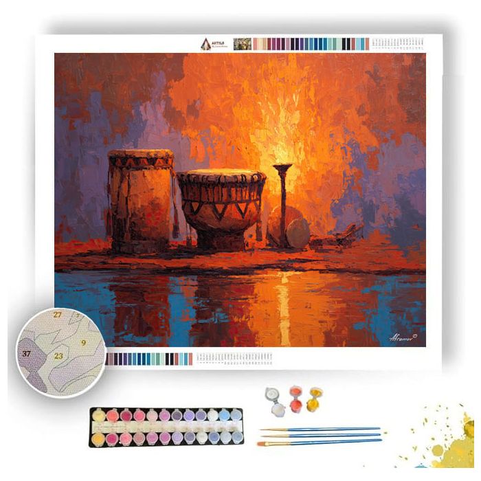 RIVER TORCH - Paint by Numbers Full Kit