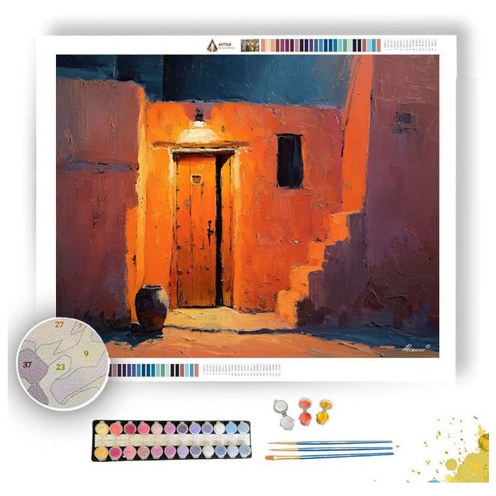 LANTERN SHADOW HOUR - Paint by Numbers Full Kit