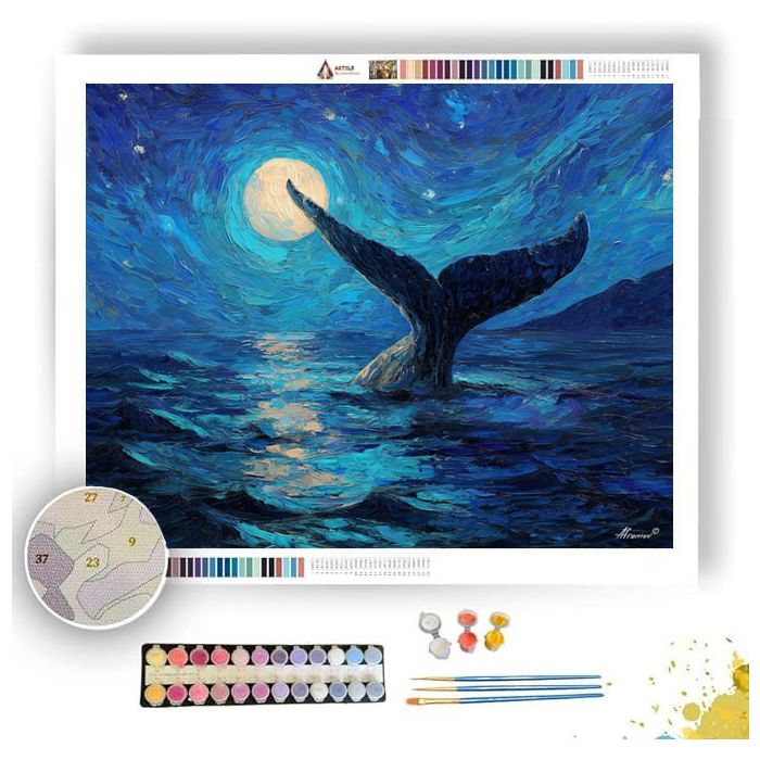 MOONLIT PASSAGE LANTERN - Paint by Numbers Full Kit