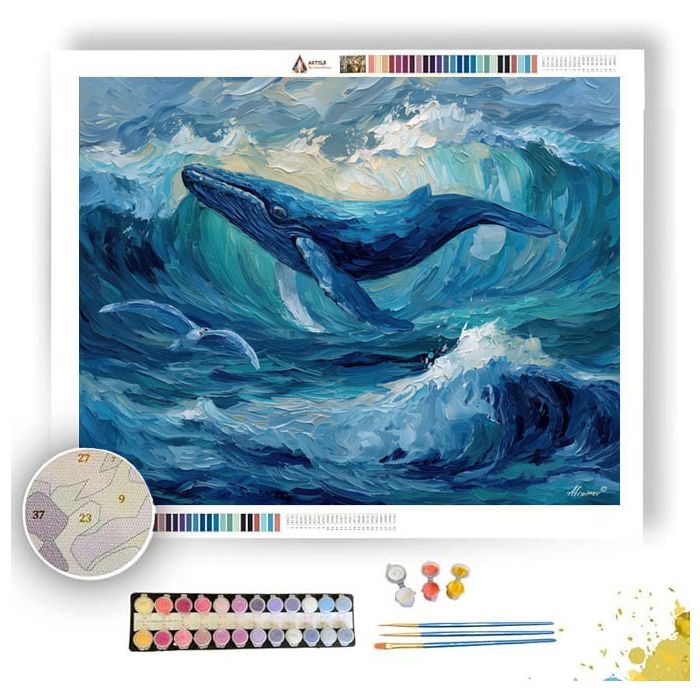 SWELL WATERLINE GLASS - Paint by Numbers Full Kit