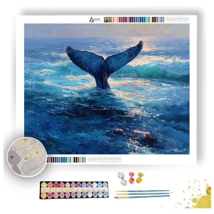 WATER SHADOWED - Paint by Numbers Full Kit