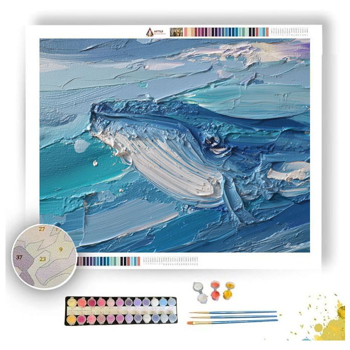 SILK COAST VIEW - Paint by Numbers Full Kit
