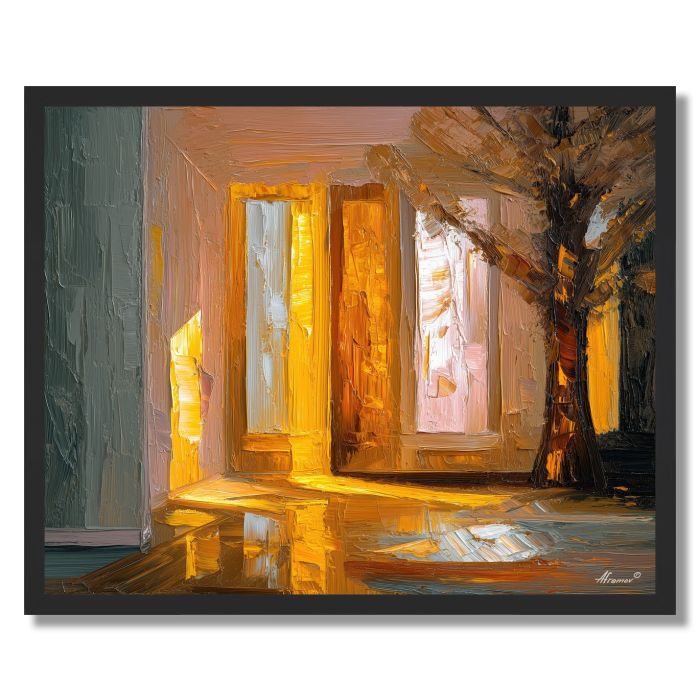 WOOD STRETCH - FRAMED