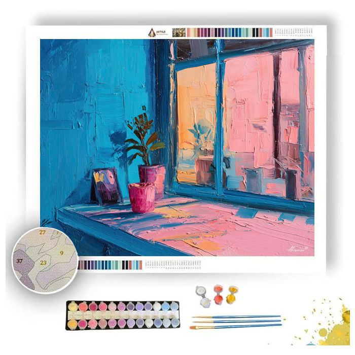 SHADES DETAIL SUNLIT - Paint by Numbers Full Kit