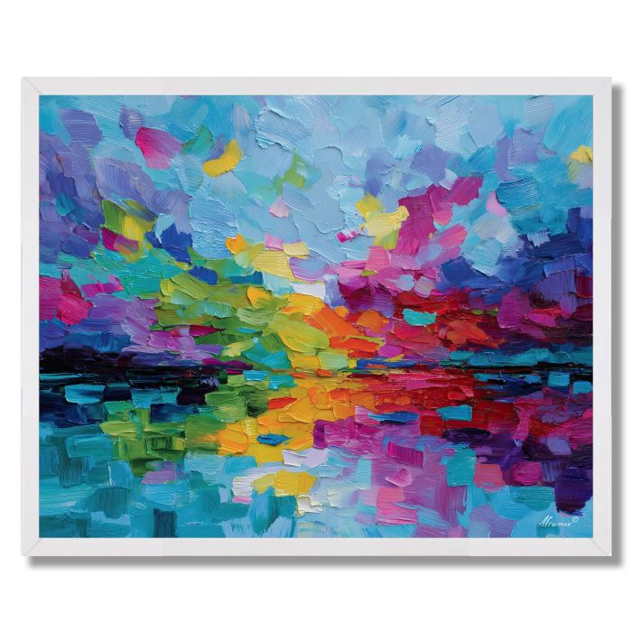 COBALT FIELD - FRAMED