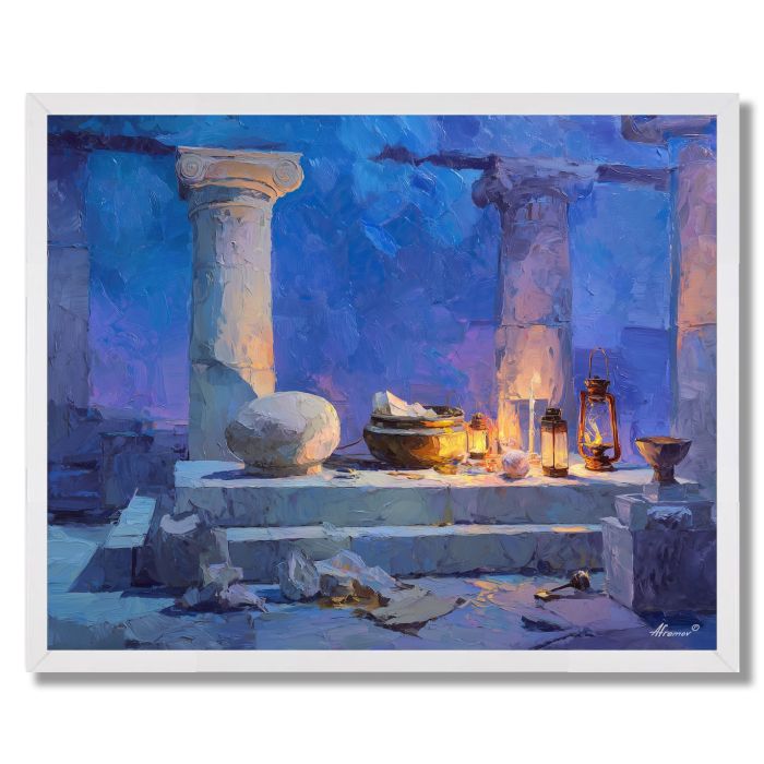 LANTERN ALTAR - FRAMED
