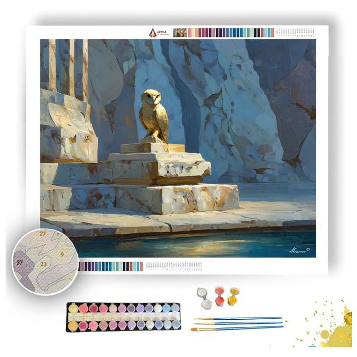 PERCH THRESHOLD MARBLE - Paint by Numbers Full Kit