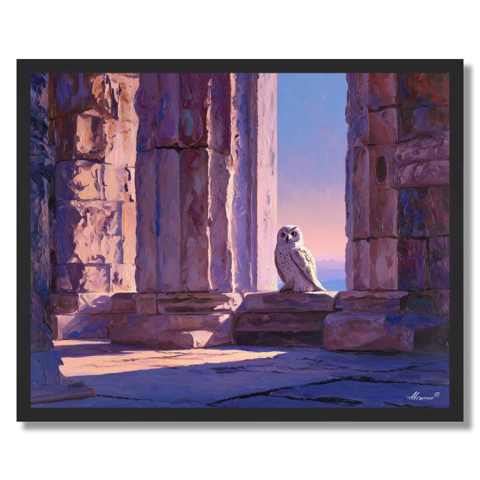 RUINS HUSH WINDOW - FRAMED