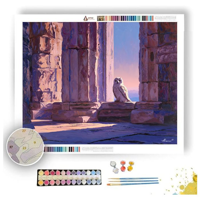 RUINS HUSH WINDOW - Paint by Numbers Full Kit