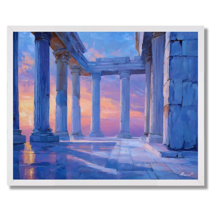 GLASS COLONNADE - FRAMED