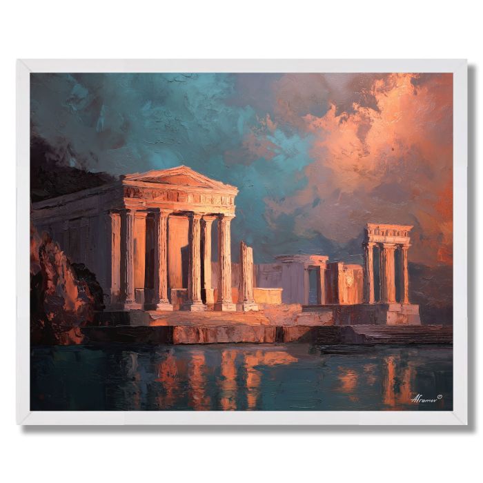 ANCIENT NOTE EMBER - FRAMED
