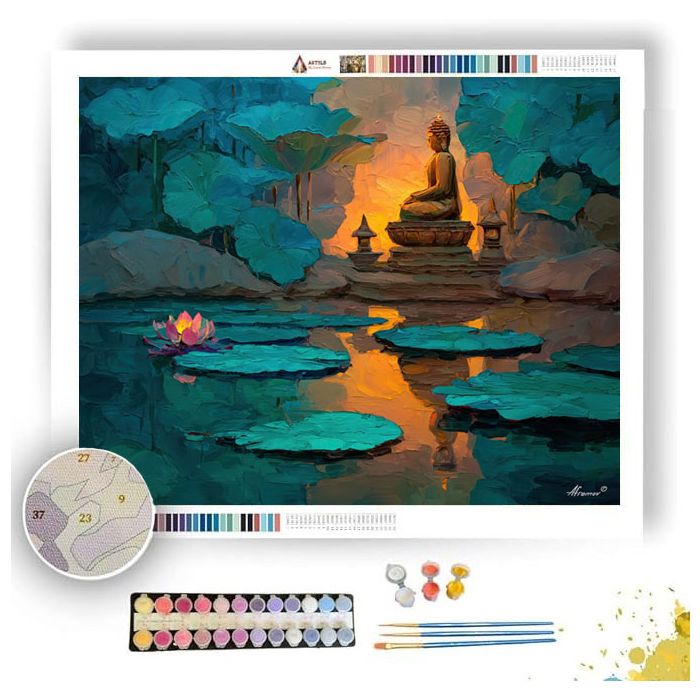 CLOUD LOTUS - Paint by Numbers Full Kit