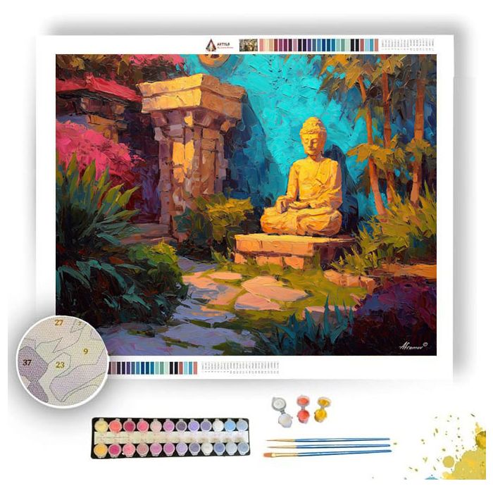 GARDEN NOTE - Paint by Numbers Full Kit