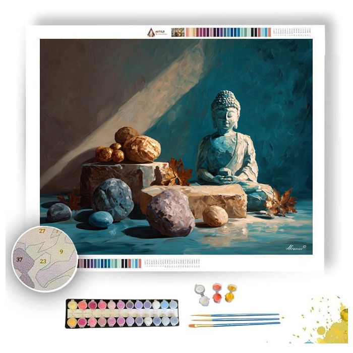 STONE DRIFT MARBLE - Paint by Numbers Full Kit