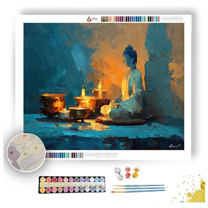 LIGHT NOTE WOOD - Paint by Numbers Full Kit