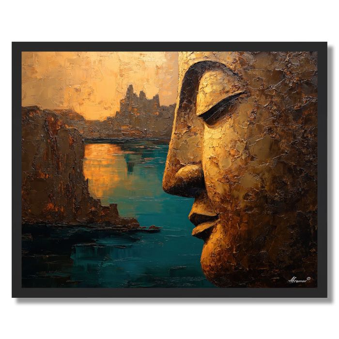 BRONZE SCENE - FRAMED