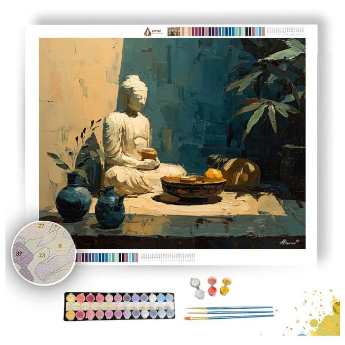 SUNLIT CEREMONY HUSH - Paint by Numbers Full Kit