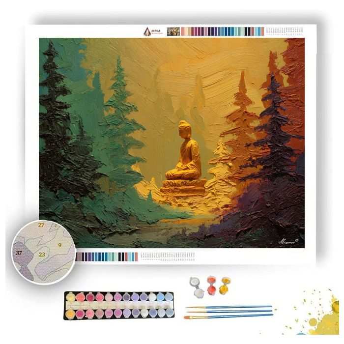 GLASS FOREST - Paint by Numbers Full Kit