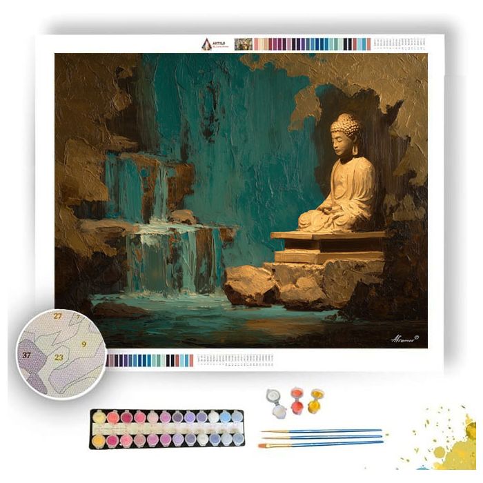 BRASS SHRINE VIGNETTE - Paint by Numbers Full Kit
