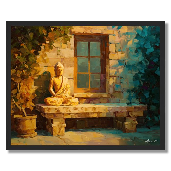 STONE WINDOW - FRAMED