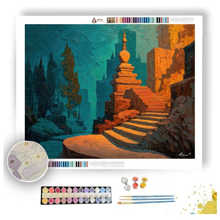 SHADOW TEMPLE THRESHOLD - Paint by Numbers Full Kit