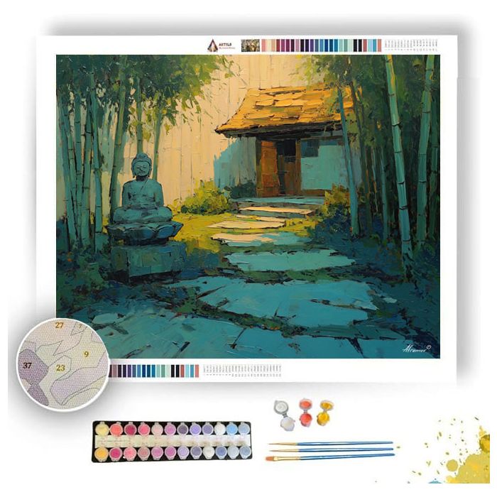 STONE MEDITATION PATH - Paint by Numbers Full Kit