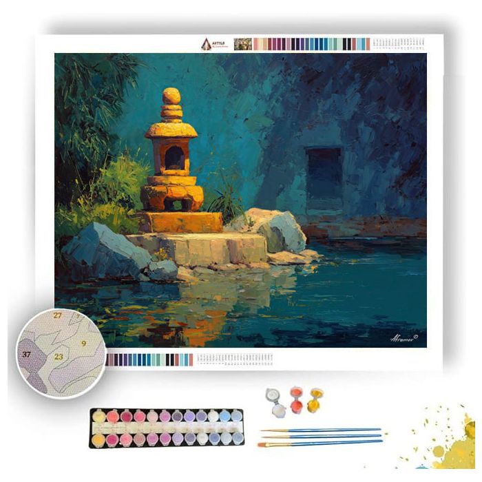 RIVER RHYTHM GARDEN - Paint by Numbers Full Kit