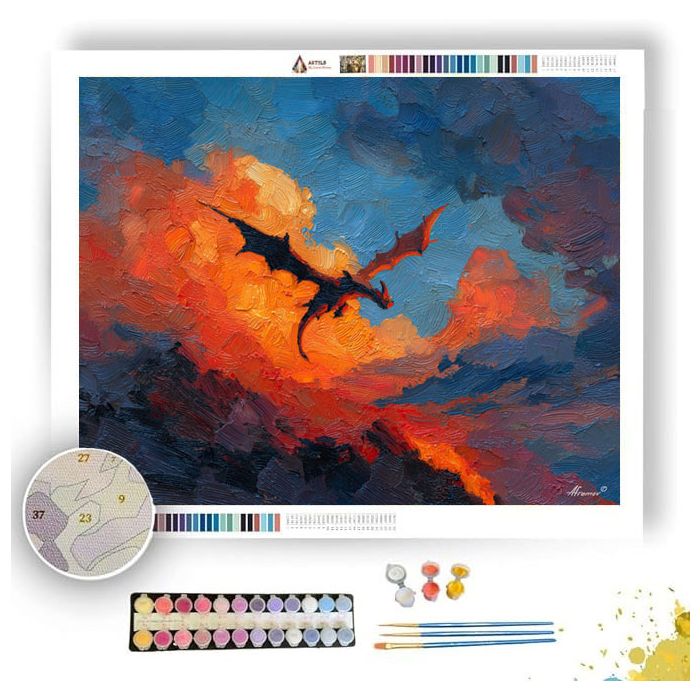 IRON CLOUD PATH - Paint by Numbers Full Kit