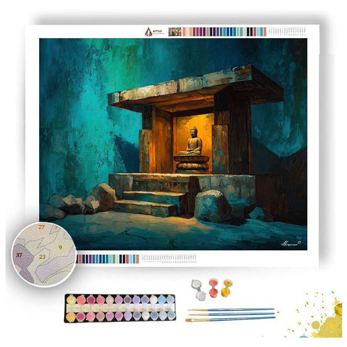 QUIET SHRINE - Paint by Numbers Full Kit