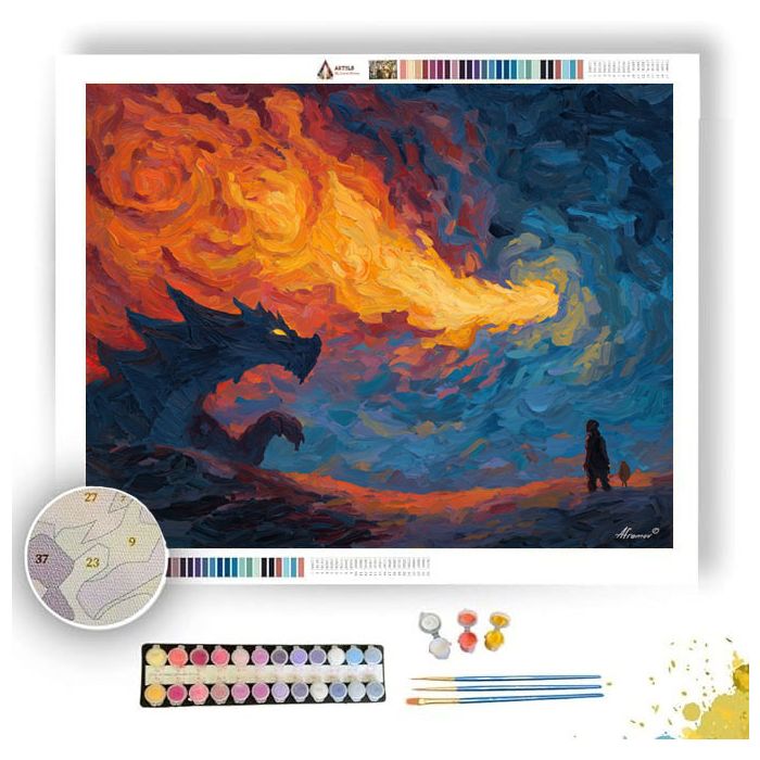 IRON BREATH - Paint by Numbers Full Kit