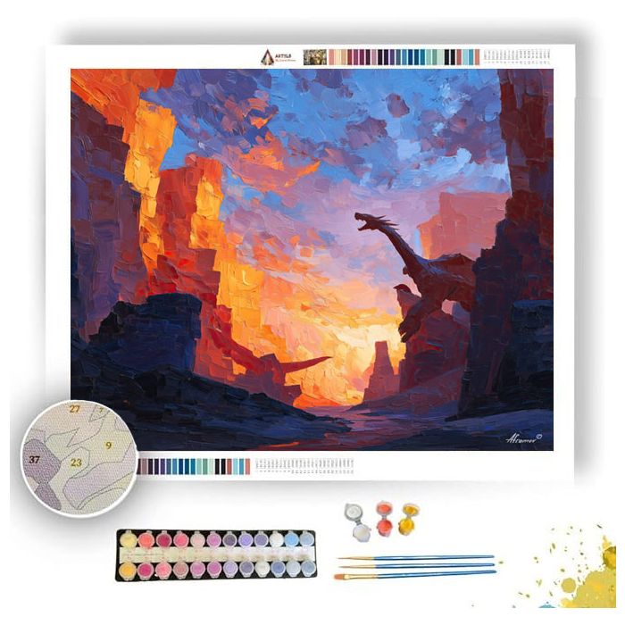 STONE BURNING - Paint by Numbers Full Kit