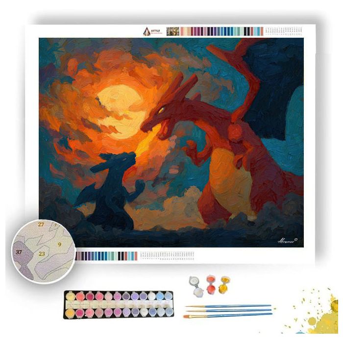 TERRACE CHARGE - Paint by Numbers Full Kit
