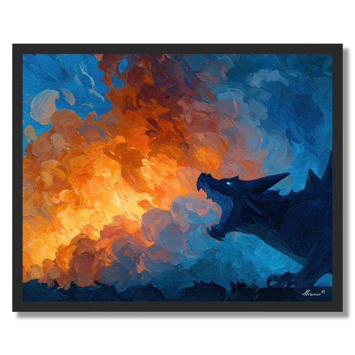 COBALT THUNDER - FRAMED