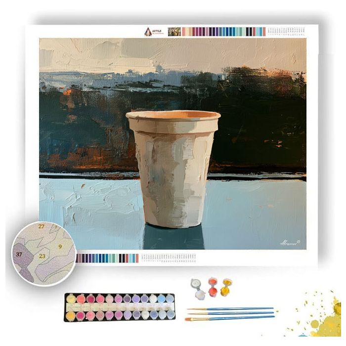 RAILWAY TEA - Paint by Numbers Full Kit
