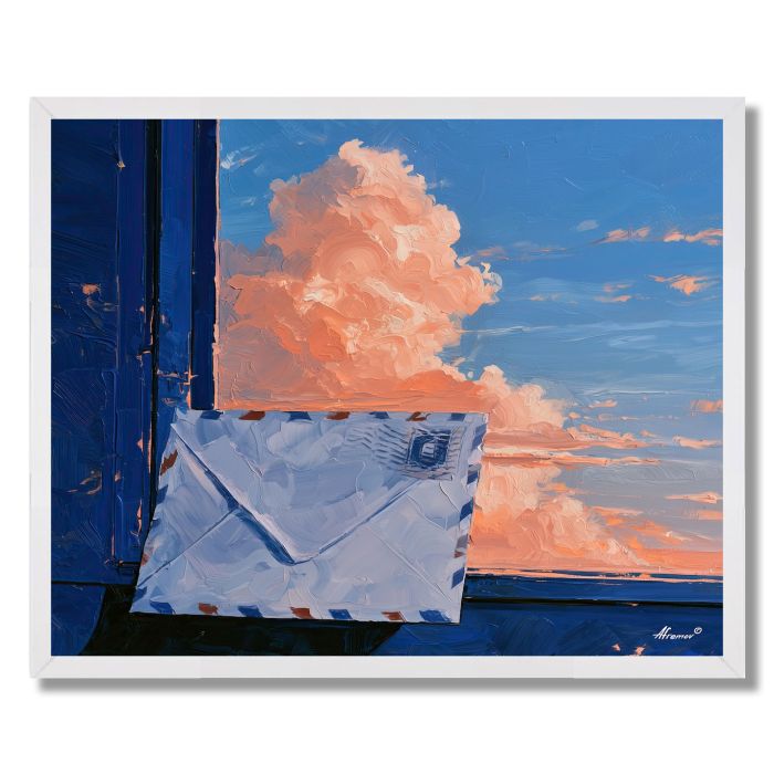 AIRMAIL SKY - FRAMED