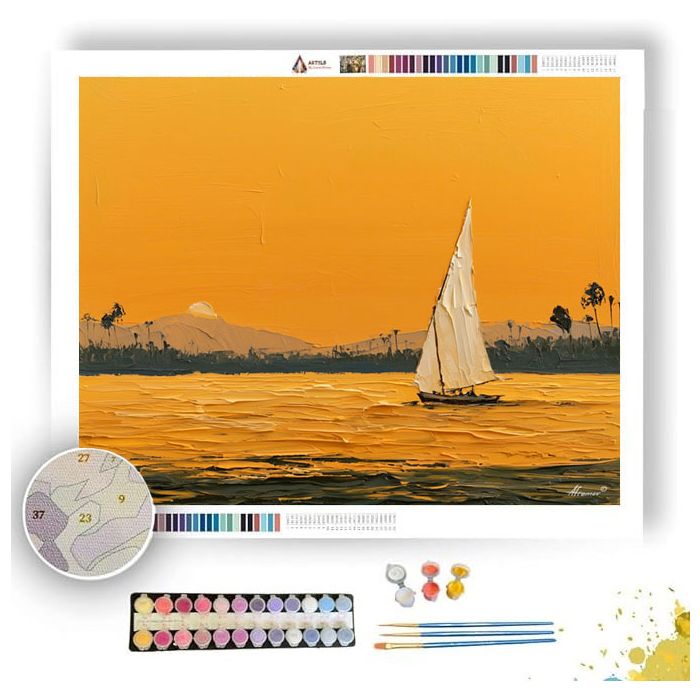 NILE EVENING - Paint by Numbers Full Kit