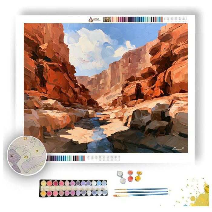 DESERT WADI - Paint by Numbers Full Kit