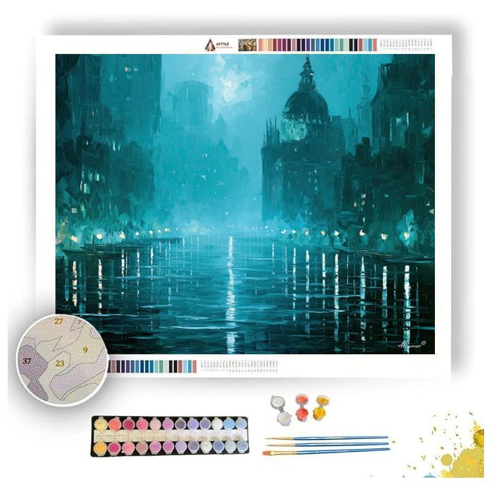SKYFALL AQUAURBIS - Paint by Numbers Full Kit