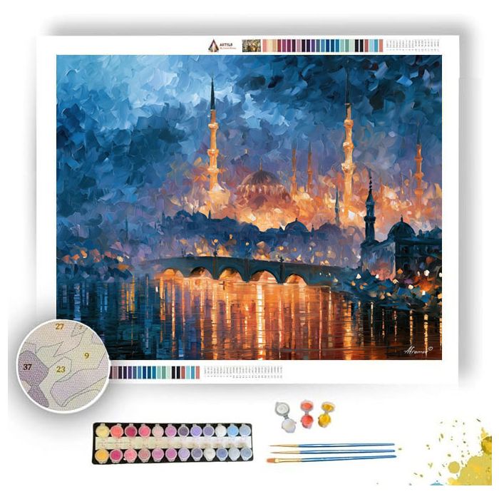NOCTURNE MINARETS - Paint by Numbers Full Kit