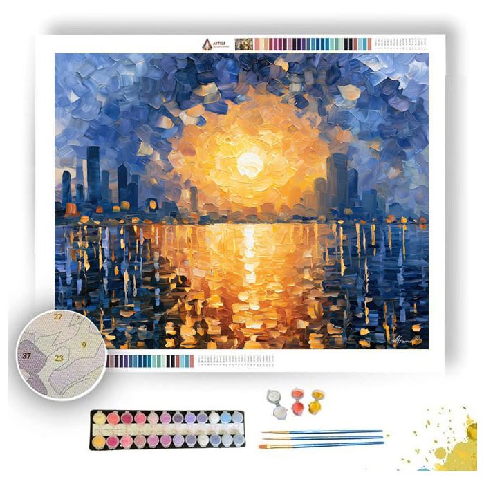 CLOUDGLASS SUNPOOL - Paint by Numbers Full Kit