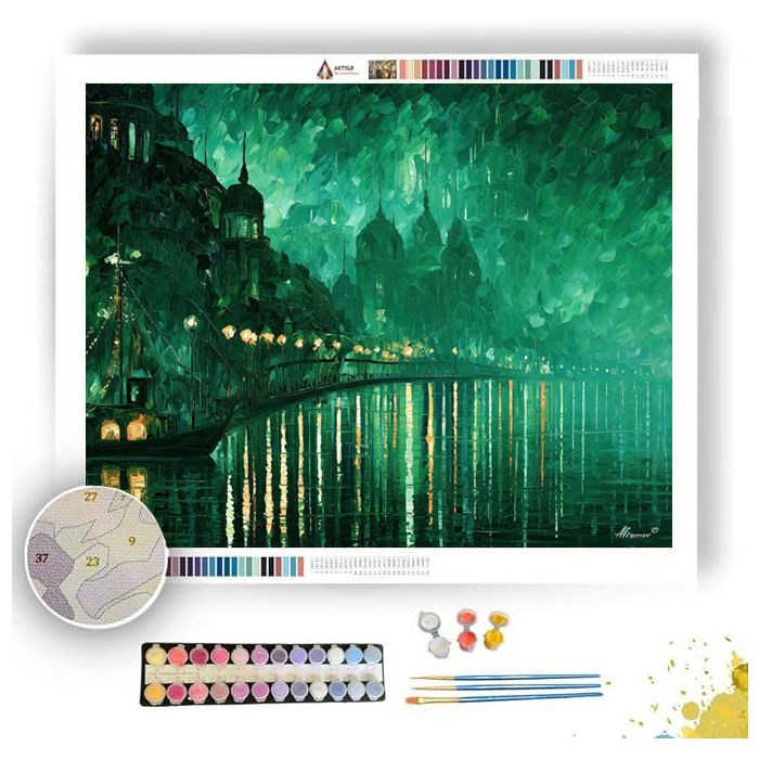 MOSSFIRE WHARF - Paint by Numbers Full Kit